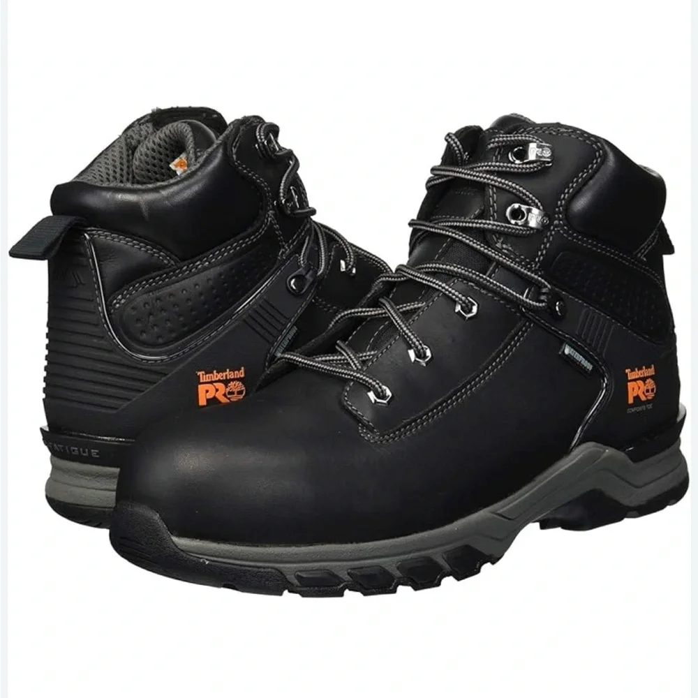 Timberland PRO Men's Black Work Boots - Picture 13 of 14